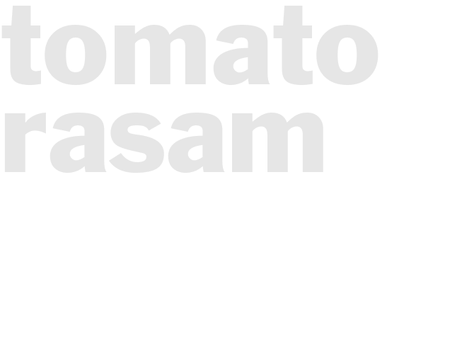 tomato rasam,