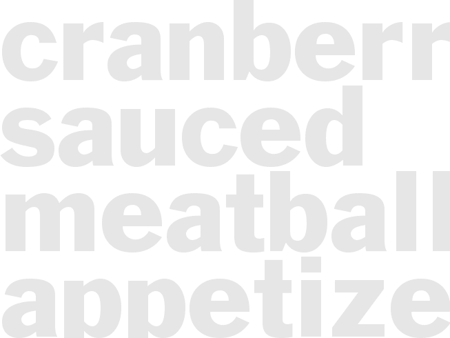 Cranberry-Sauced Meatballs Appetizer