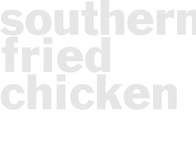 Southern fried chicken