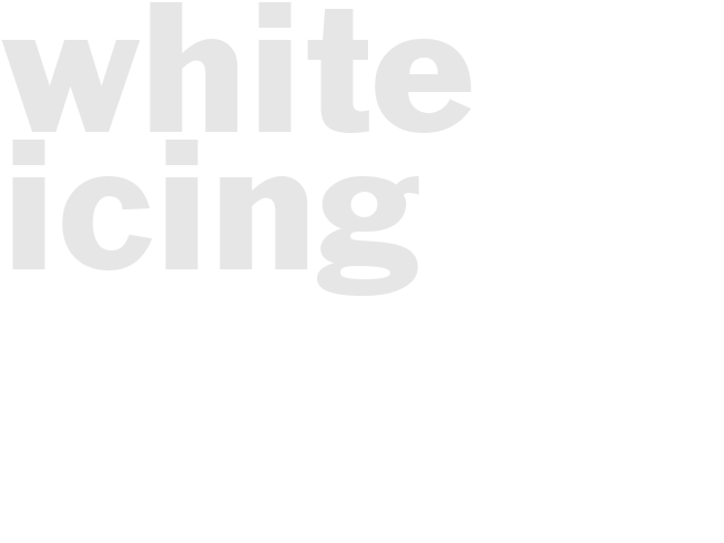 White icing