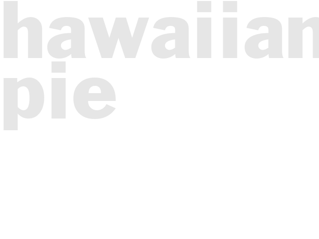 Hawaiian Pie