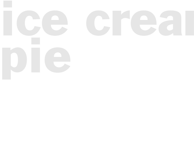 Ice Cream Pie