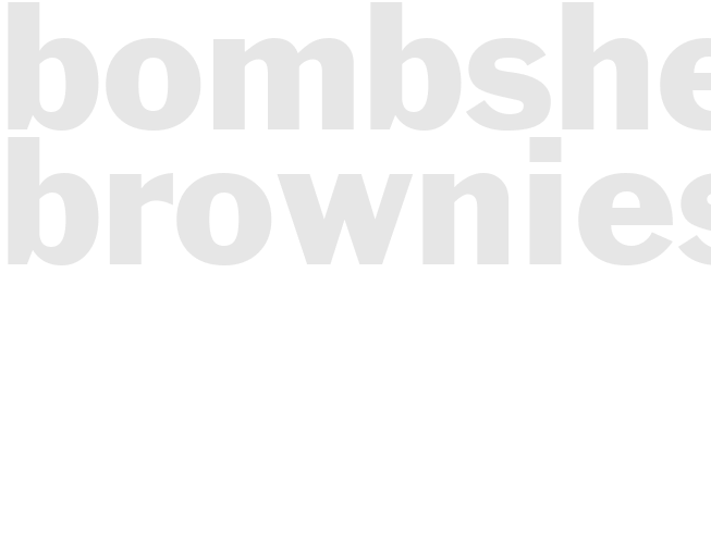 bombshell brownies