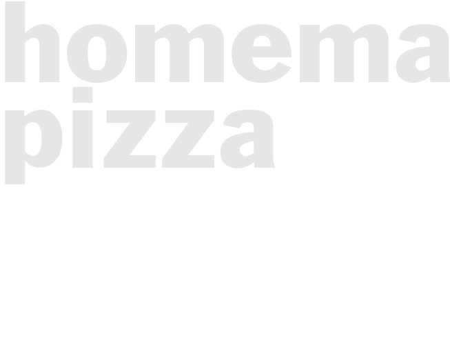 Homemade pizza
