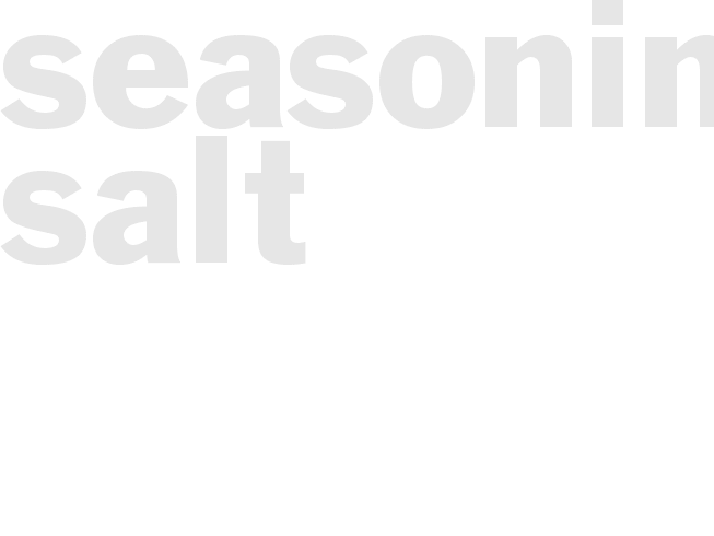 Seasoning salt