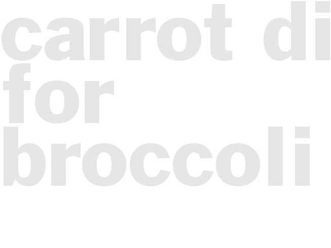 Carrot dip for broccoli