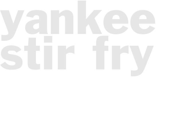 yankee stir fry