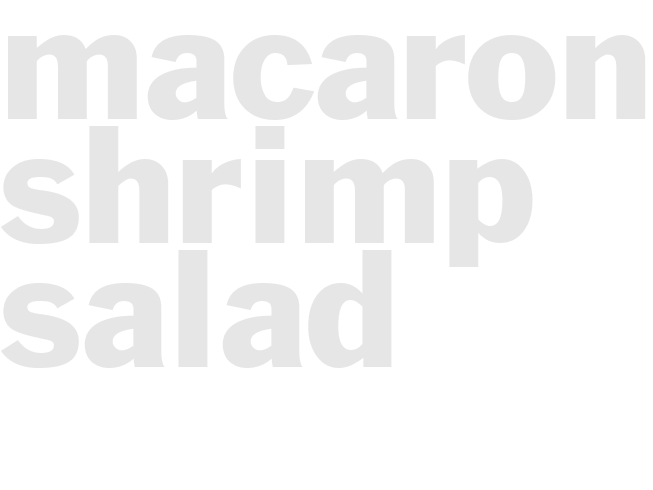 Macaroni-Shrimp salad