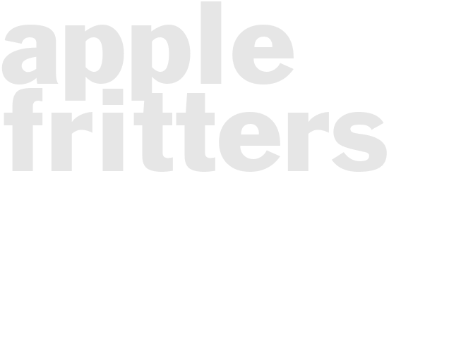 Apple Fritters