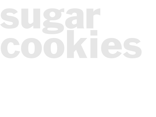 Sugar cookies