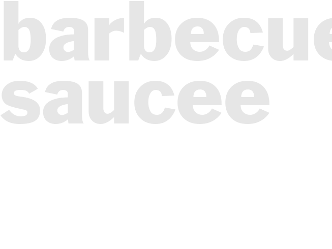 Barbecue saucee