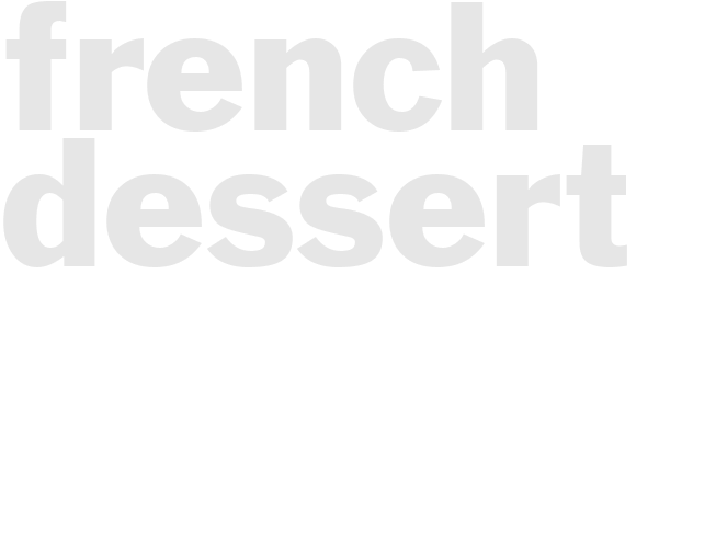 French Dessert