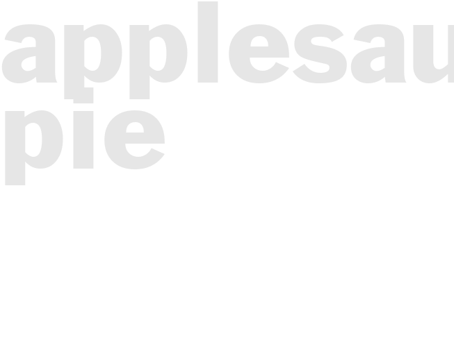 Applesauce Pie