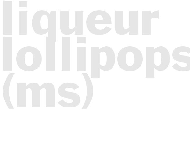 Liqueur Lollipops      (MS)