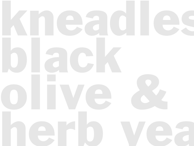 Kneadless Black Olive & Herb Yeast Loaves