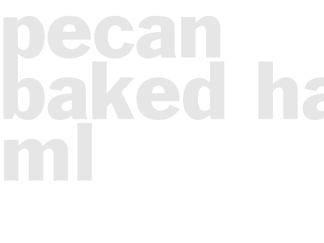 Pecan-Baked Ham   ML