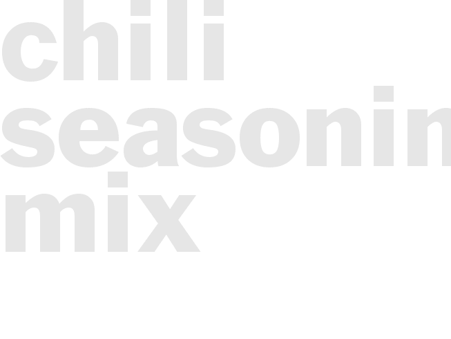 Chili seasoning mix