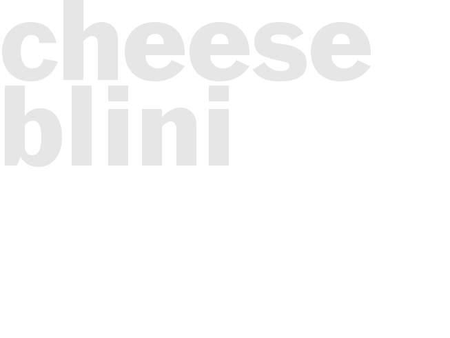 Cheese Blini