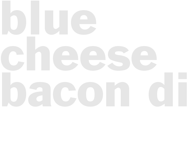 Blue Cheese-Bacon Dip