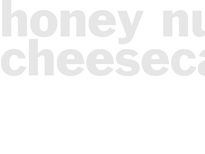 Honey-Nut Cheesecake