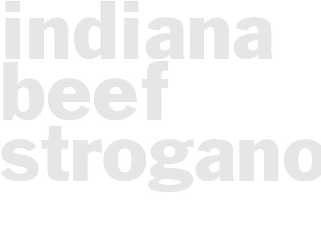 Indiana Beef Stroganoff