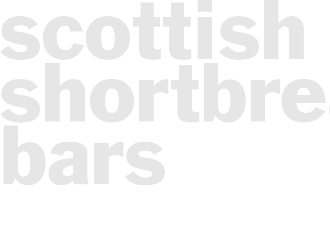 Scottish Shortbread Bars