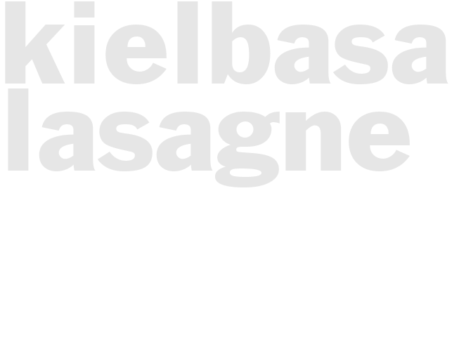 Kielbasa Lasagne