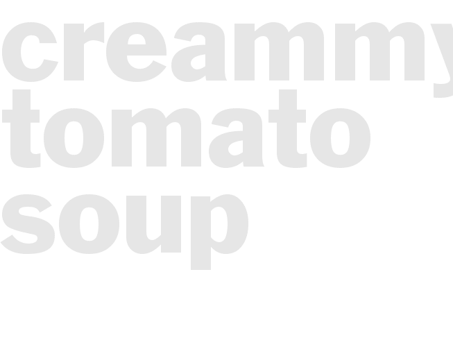 Creammy Tomato Soup