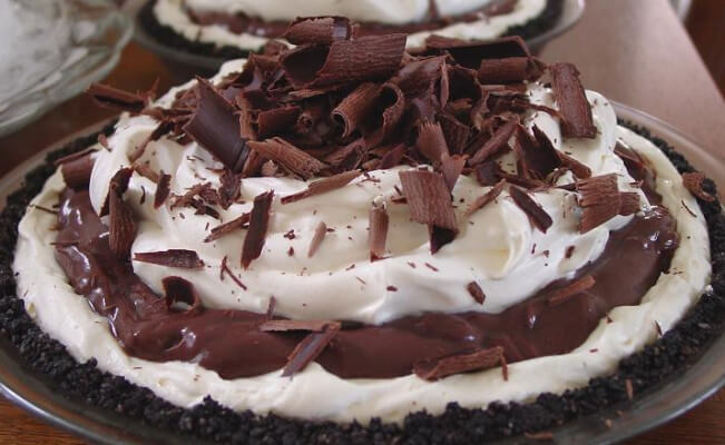 French Chocolate Mint Pie