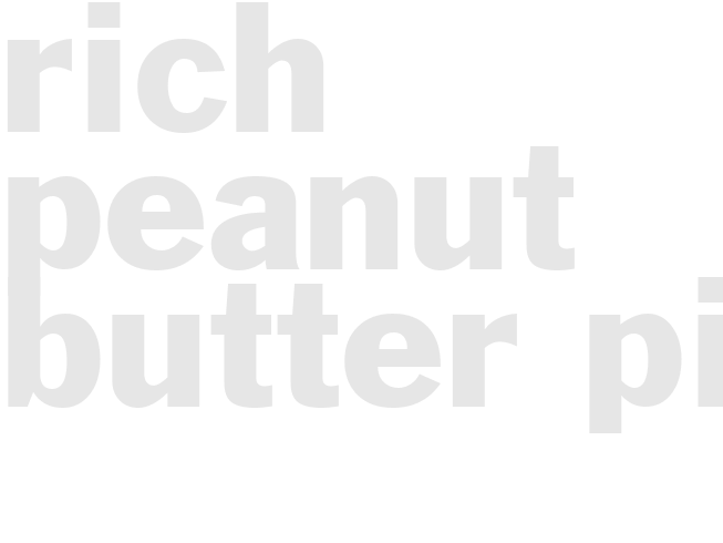 RICH Peanut Butter Pie