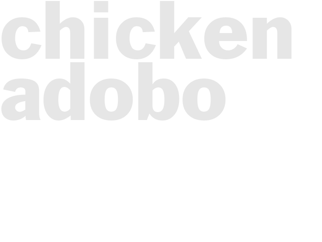 Chicken Adobo