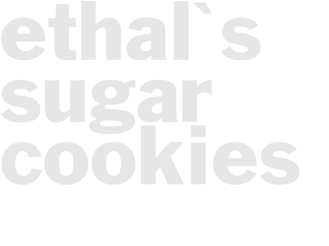 Ethal's Sugar Cookies