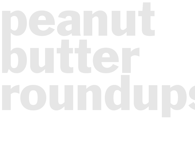 Peanut Butter Roundups