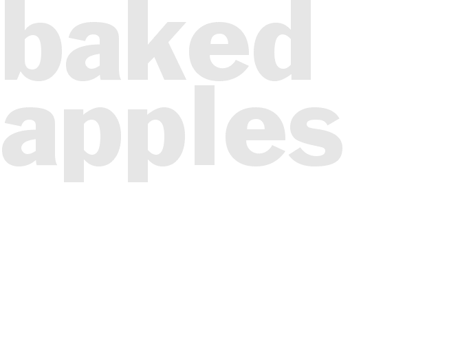 Baked Apples