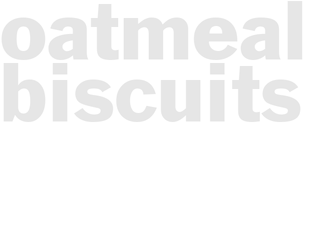 Oatmeal Biscuits