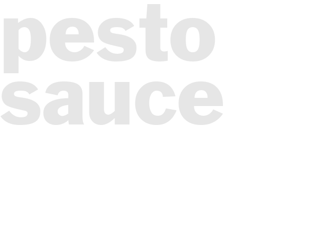 Pesto Sauce